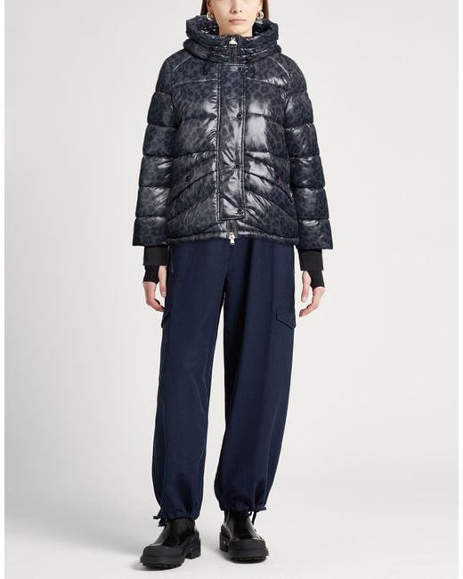 Barbour Blue International Charcoal Puffer Polyamide