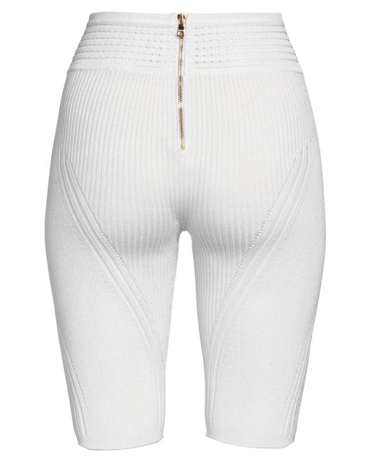 Balmain White Shorts & Bermuda Shorts
