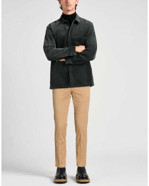 Paoloni Natural Pants Cotton, Elastane for men