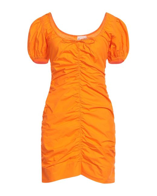 Ganni Orange Mini Dress