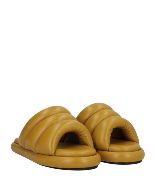 Proenza Schouler Yellow Sandals Leather