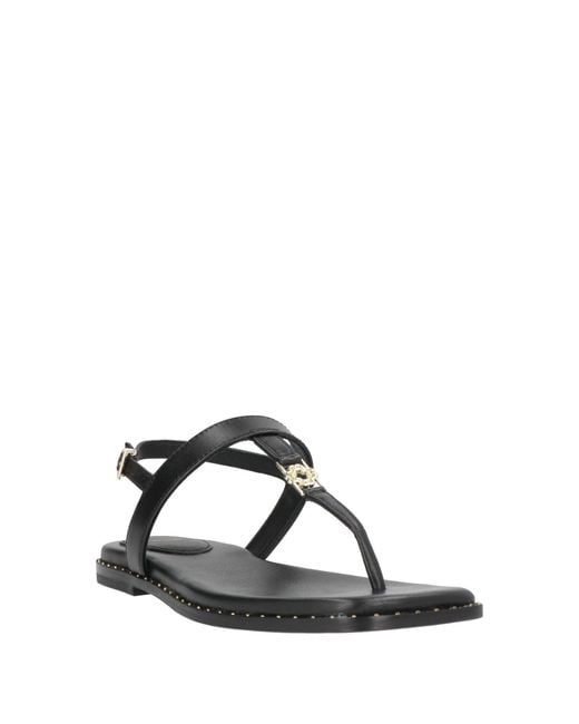 Maje Black Thong Sandals