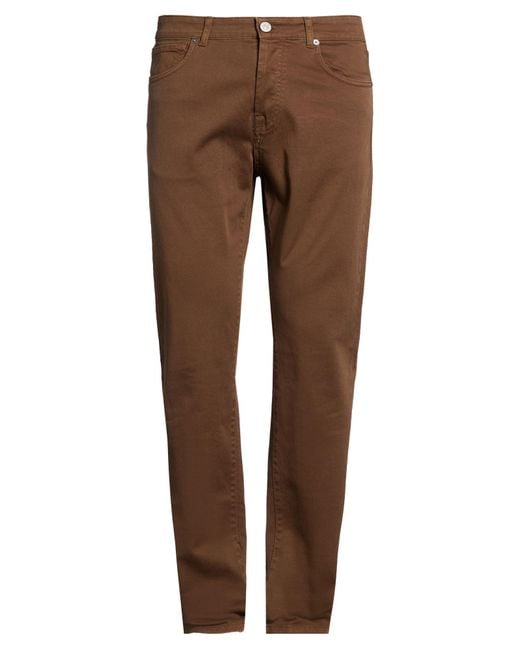 PMDS PREMIUM MOOD DENIM SUPERIOR Brown Trouser for men