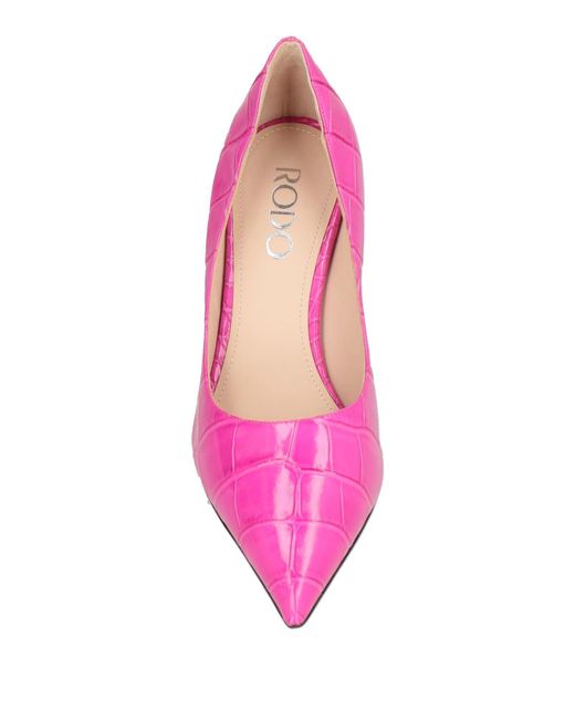 Rodo Pink Pumps Leather