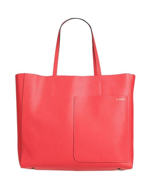 Valextra Red Handbag