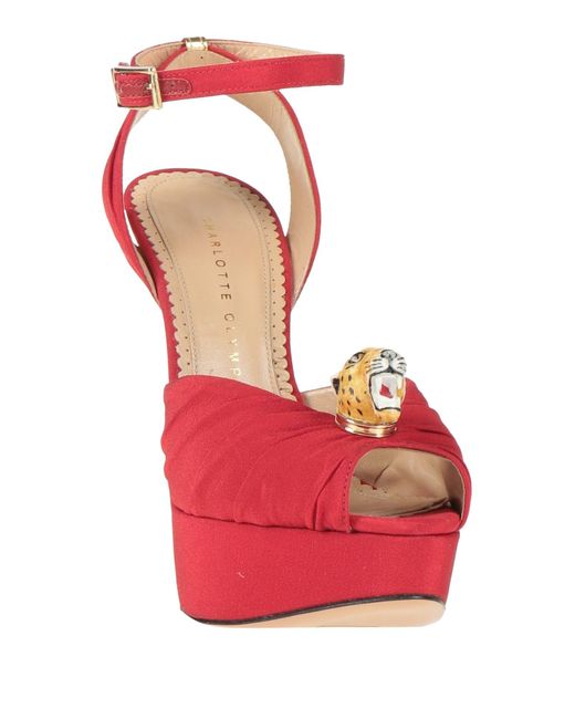 Charlotte Olympia Red Sandals