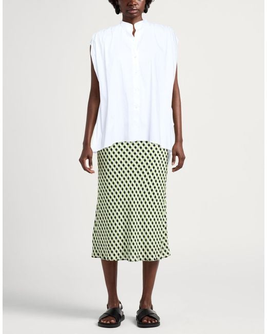 Carla G White Shirt Cotton, Polyamide, Elastane