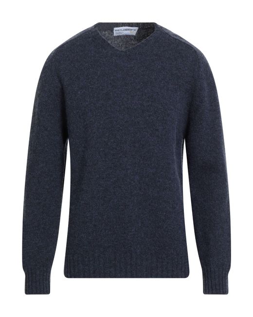 Pullover SHETLANDER'S de hombre de color Blue