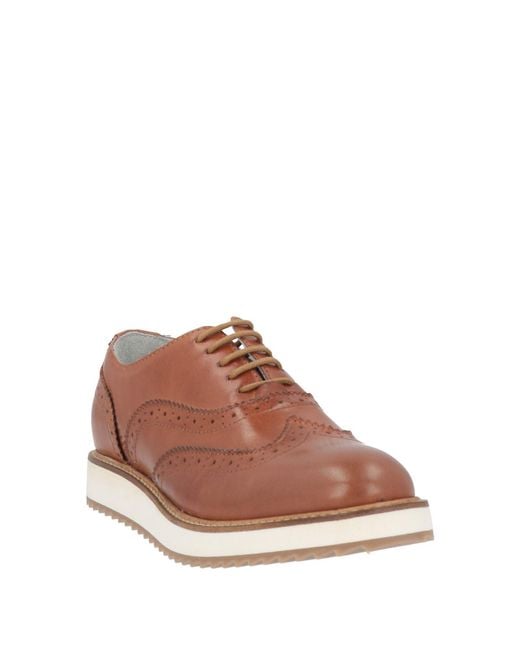 Cerruti 1881 Brown Lace-Up Shoes Calfskin