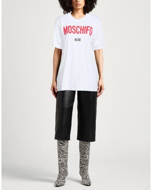 Moschino White T-Shirt Cotton
