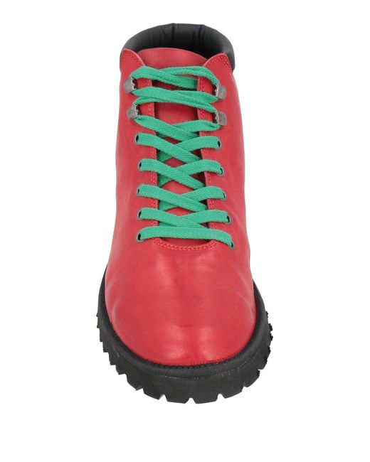 Pànchic Red Ankle Boots Leather for men
