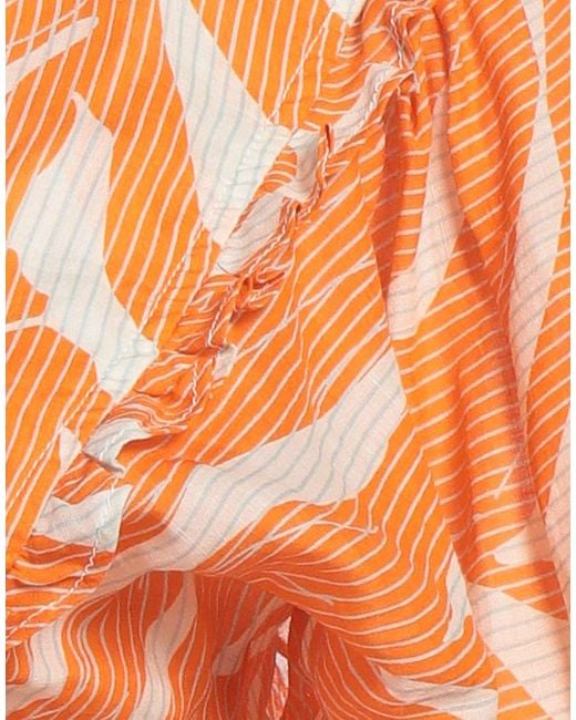 Pearl & Caviar Orange Shirt Ramie