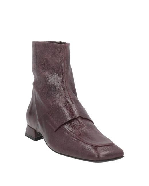 Zinda Purple Ankle Boots