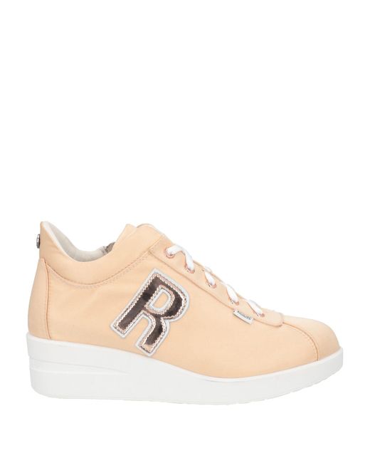 Rucoline Natural Sneakers Textile Fibers, Leather