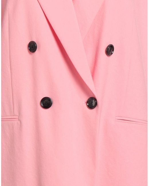 Boss Pink Blazer Recycled Polyester, Triacetate