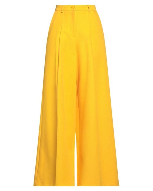 Pantalone di Maison Rabih Kayrouz in Yellow