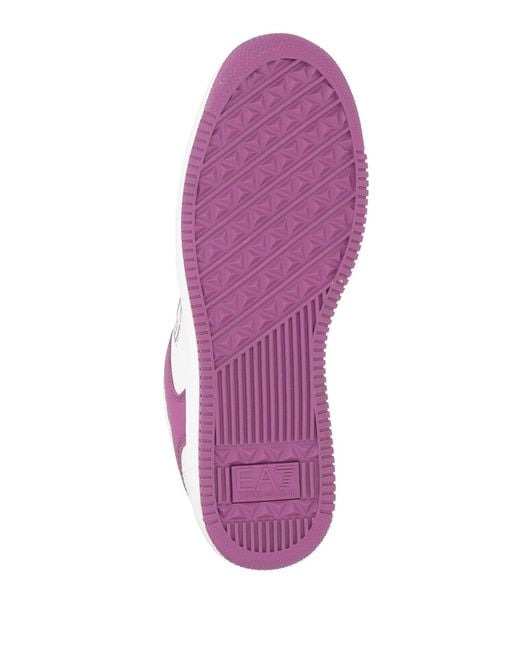 EA7 Pink Sneakers Polyester for men