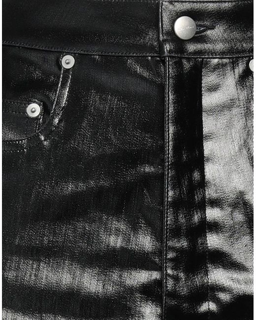 Rick Owens Black Denim Skirt