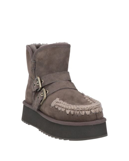 Mou Brown Ankle Boots