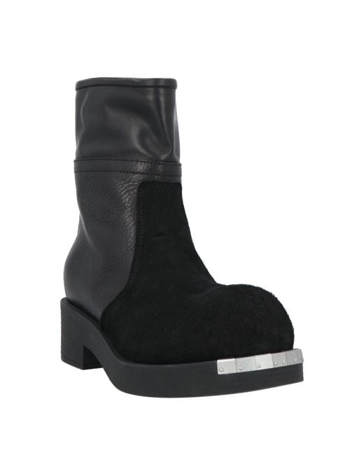 MM6 by Maison Margiela Black Leather Boots
