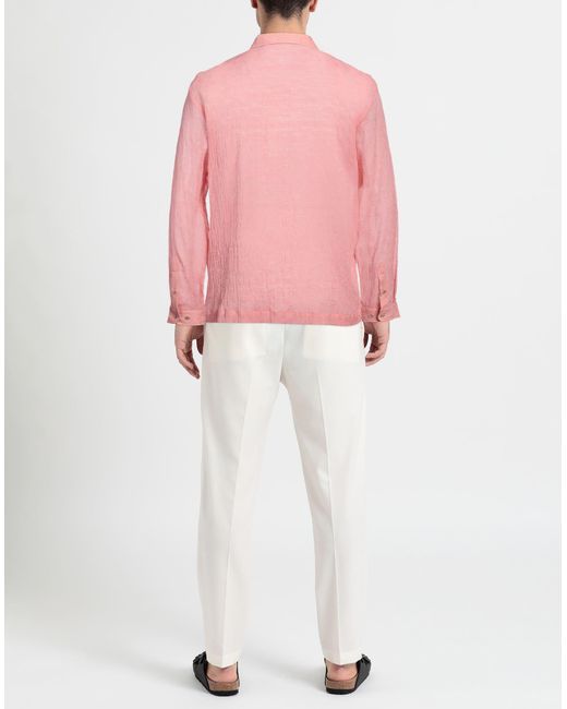 Camisa Séfr de hombre de color Pink