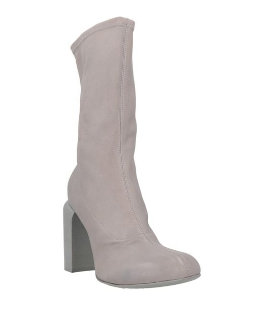 Officine Creative Gray Light Ankle Boots Leather