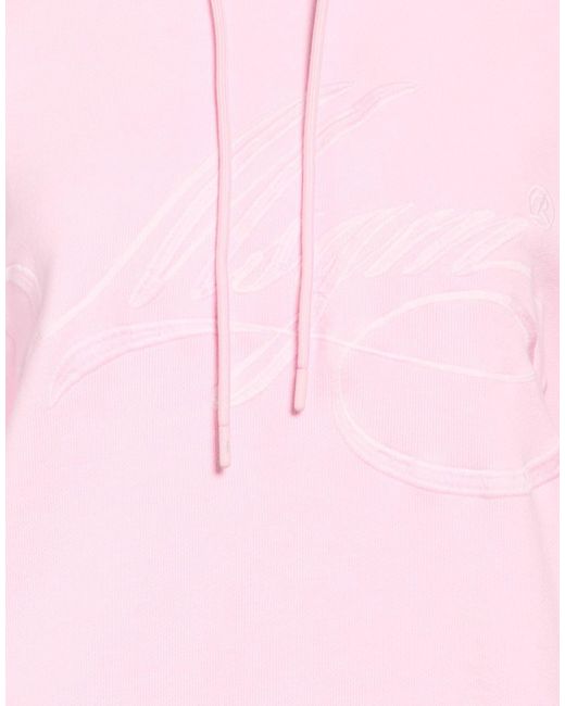 MSGM Pink Sweatshirt Cotton
