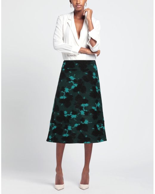 Colville Green Midi Skirt