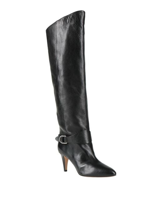 Isabel Marant Black Boot Leather