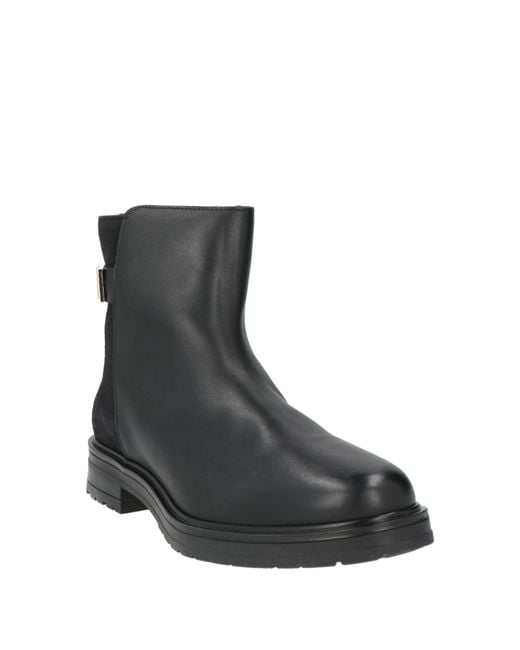 Tommy Hilfiger Black Ankle Boots