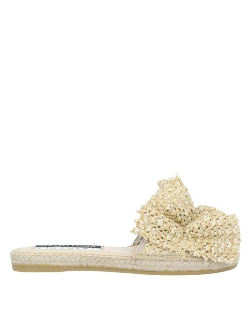 SERGIO ROSSI x MANEBÍ Natural Sandals
