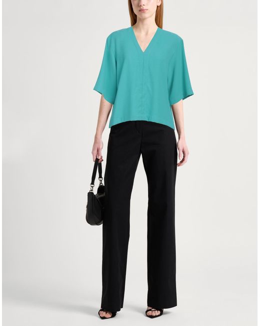 Ottod'Ame Blue Caring Top Polyester