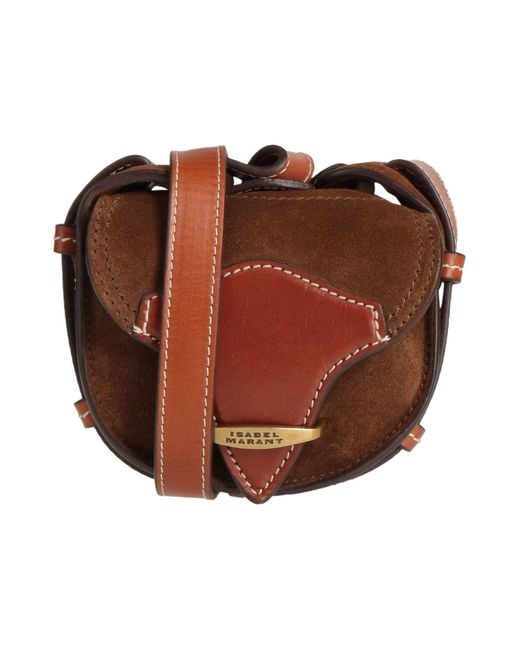 Isabel Marant Brown Cross-Body Bag Calfskin