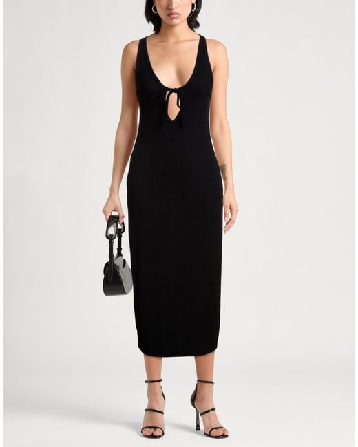 joah brown bodycon dress Cross Back Midi Dress main image 1
