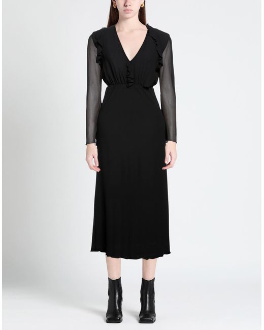 Kaos Black Midi Dress
