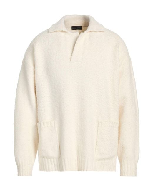 Pullover Roberto Collina pour homme en coloris White