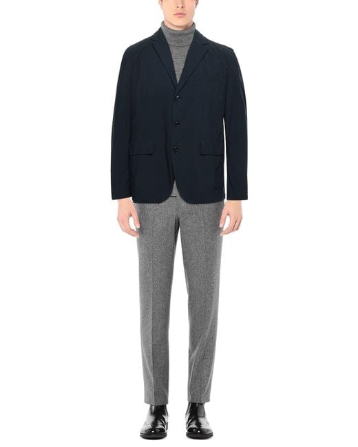 Aspesi Blue Midnight Blazer Polyester, Polyamide for men