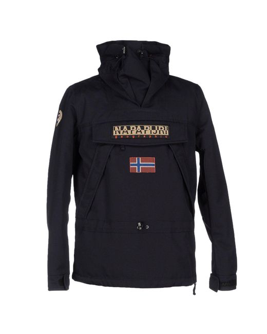 Napapijri Blue Jacket Polyamide for men