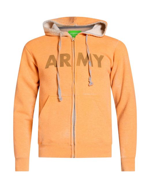 NOTSONORMAL Orange Sweatshirt Cotton for men