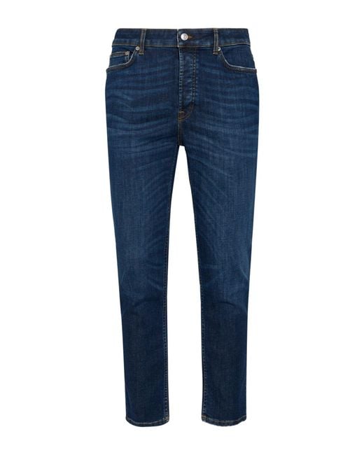 Department 5 Blue Jeans Cotton, Elastomultiester, Rubber for men