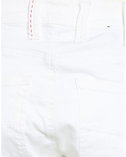Tramarossa White Jeans Cotton, Polyester, Elastane for men