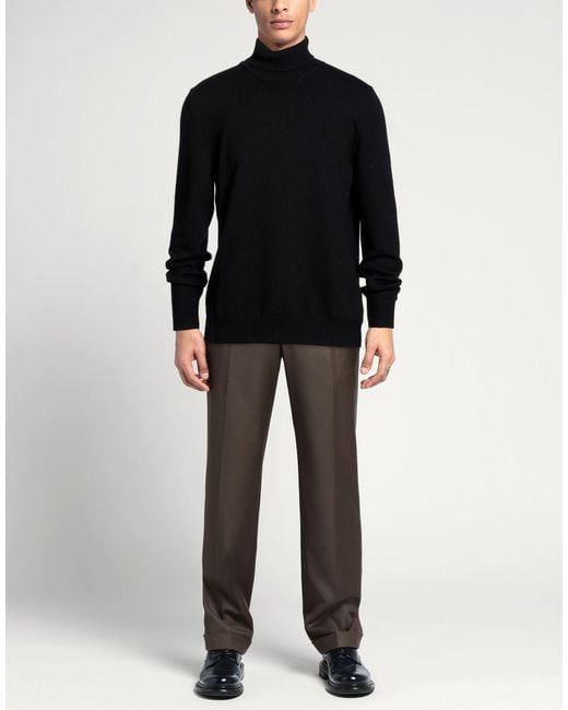 LA BIELLESE Black Turtleneck for men