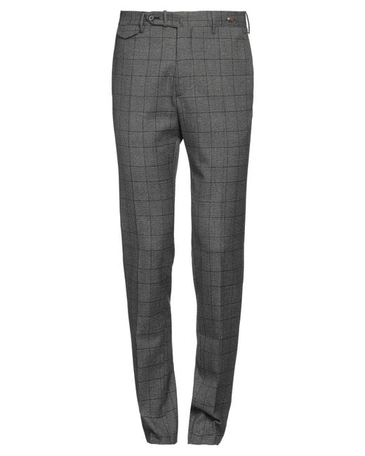 Tagliatore Gray Pants Virgin Wool for men