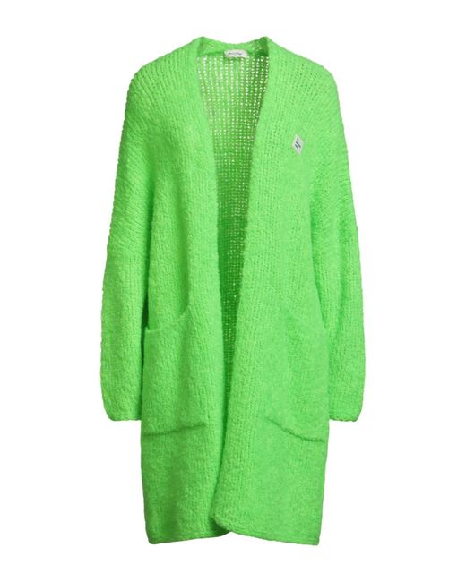 American Vintage Green Lime Cardigan Wool, Polyacrylic, Alpaca Wool, Polyamide, Elastane