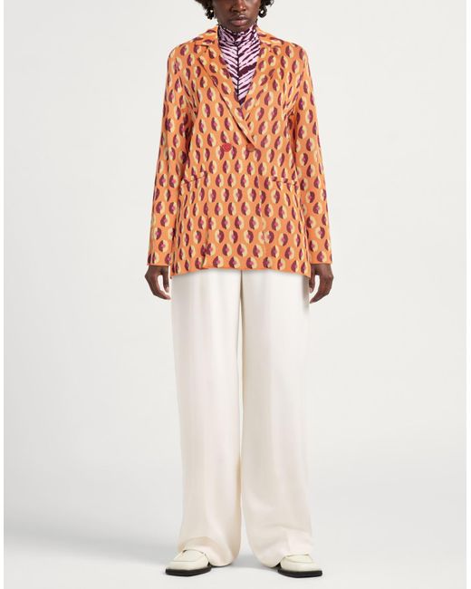 Maliparmi Orange Blazer Viscose