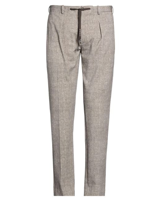 Circolo 1901 Gray Pants Cotton, Elastane for men