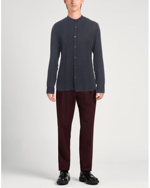 Messagerie Blue Patrizio Piscaglia Shirt Viscose, Polyamide for men