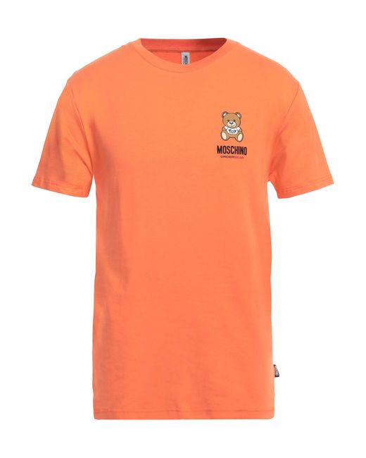 Moschino Orange Undershirt for men