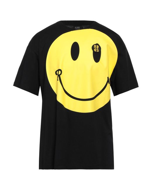 Camiseta Raf Simons de hombre de color Black