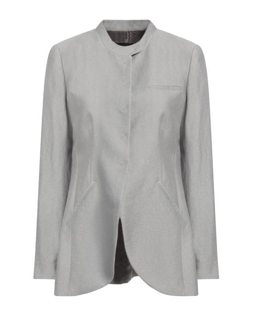 Emporio Armani Gray Jacke & Anorak